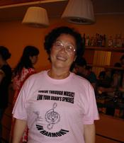 Yang Ruimin, Ministry of Education of China, supporting the cause of Advocacy for Music Education through Brain/Music Research, launched world-wide by C.H.A.R.I.S.M.A. Foundation, t-shirt is designed by R. Gutman