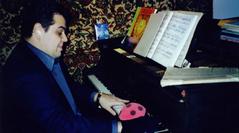 World-renowned pianist Arcadi Volodos at Ms. Rozalina Gutman Piano Studio during his USA concert tour
